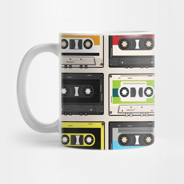 Retro Cassette Tape Collection // Vintage Music Lover // Old School Tape by Now Boarding